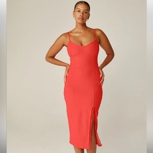 Beyond Yoga Spacedye Allure Midi Dress Small